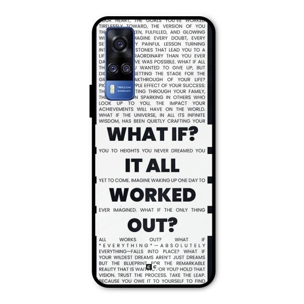 What If Metal Back Case for Vivo Y51A