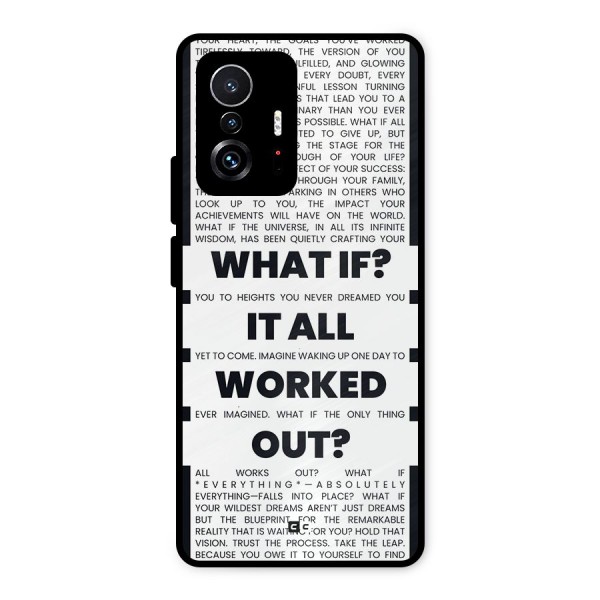 What If Metal Back Case for Xiaomi 11T Pro