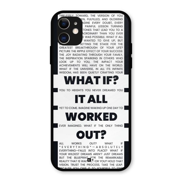 What If Metal Back Case for iPhone 11