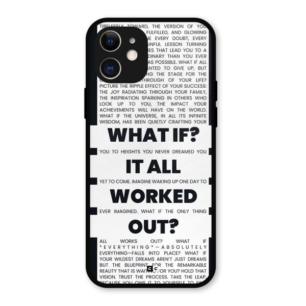What If Metal Back Case for iPhone 12
