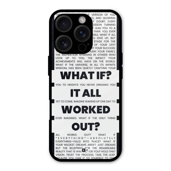 What If Metal Back Case for iPhone 16 Pro