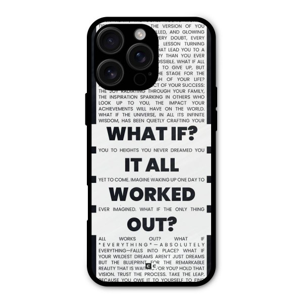 What If Metal Back Case for iPhone 16 Pro Max