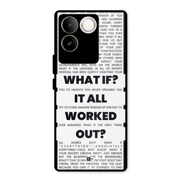 What If Metal Back Case for iQOO Z7 Pro