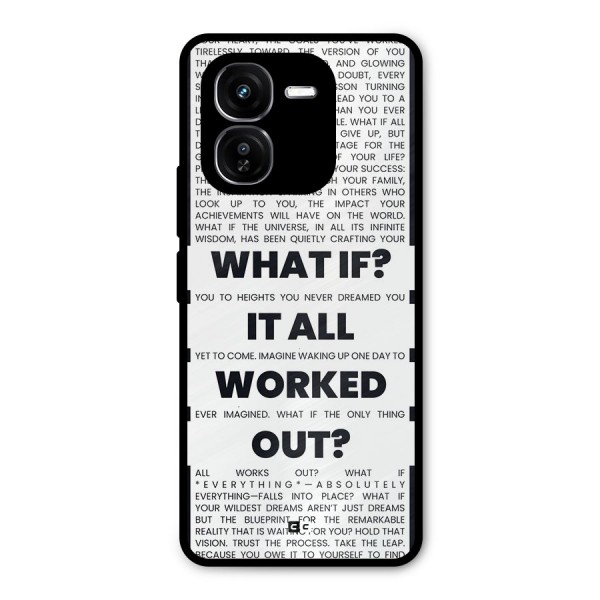 What If Metal Back Case for iQOO Z9x