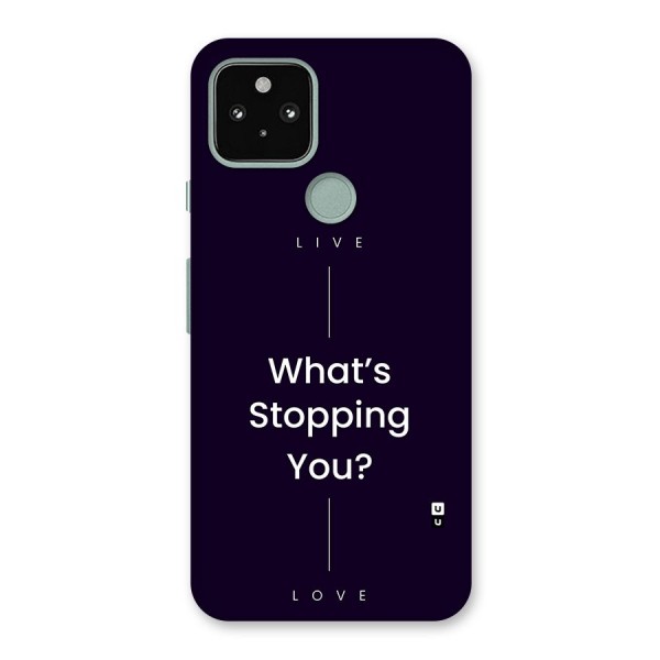 What Stopping You Back Case for Google Pixel 5
