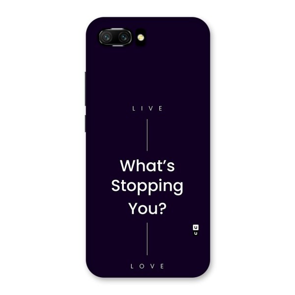 What Stopping You Back Case for Honor 10