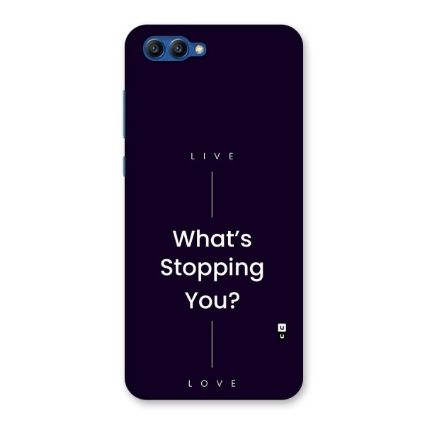 What Stopping You Back Case for Honor View 10
