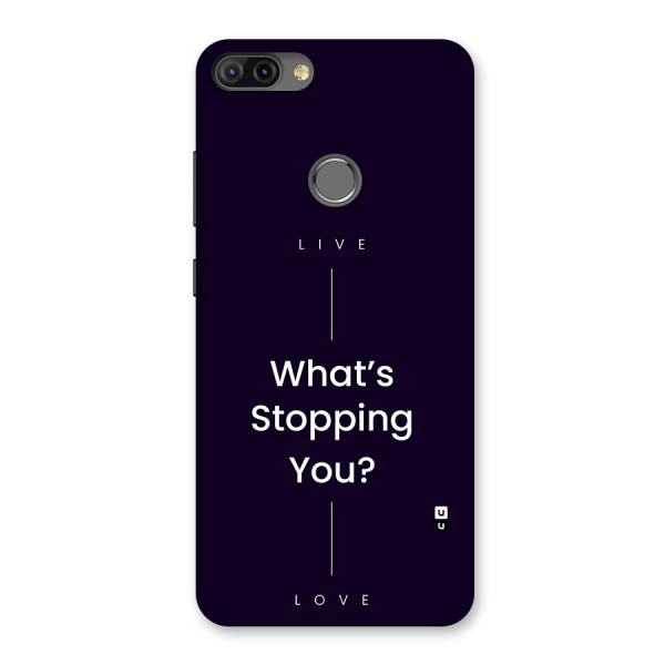 What Stopping You Back Case for Infinix Hot 6 Pro