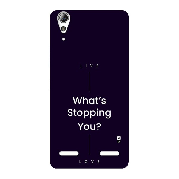 What Stopping You Back Case for Lenovo A6000