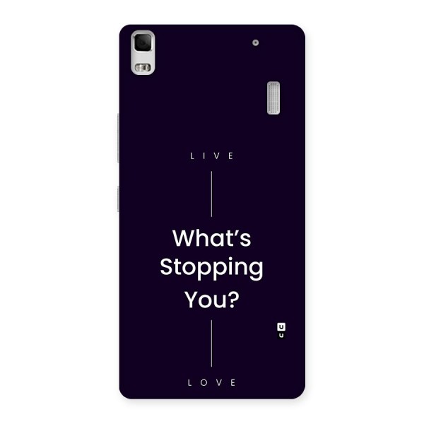 What Stopping You Back Case for Lenovo K3 Note