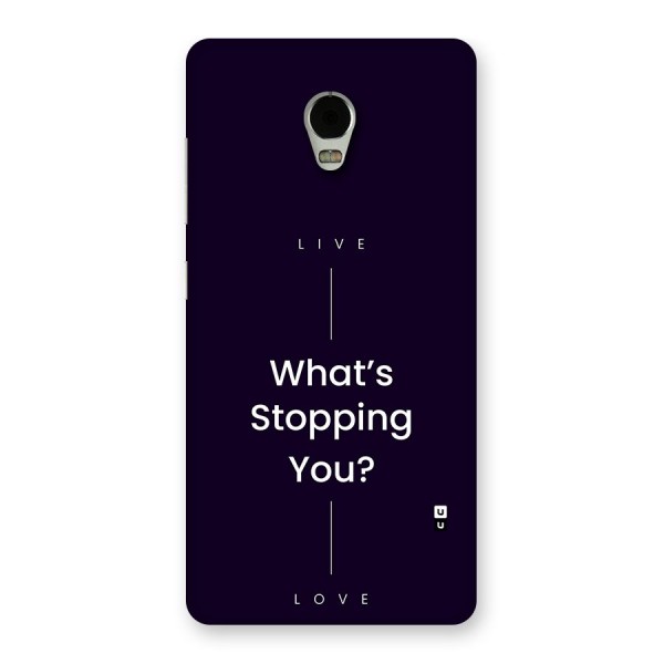 What Stopping You Back Case for Lenovo Vibe P1