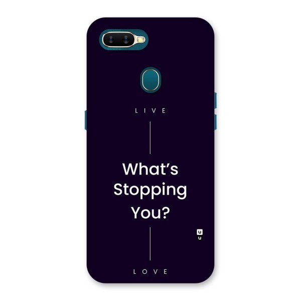 What Stopping You Back Case for Oppo A12s