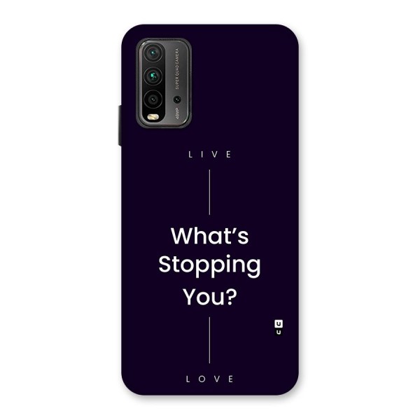 What Stopping You Back Case for Redmi 9 Power