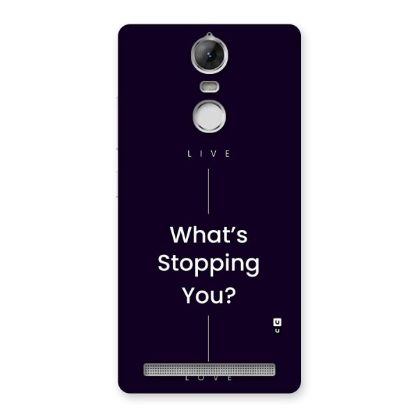What Stopping You Back Case for Vibe K5 Note