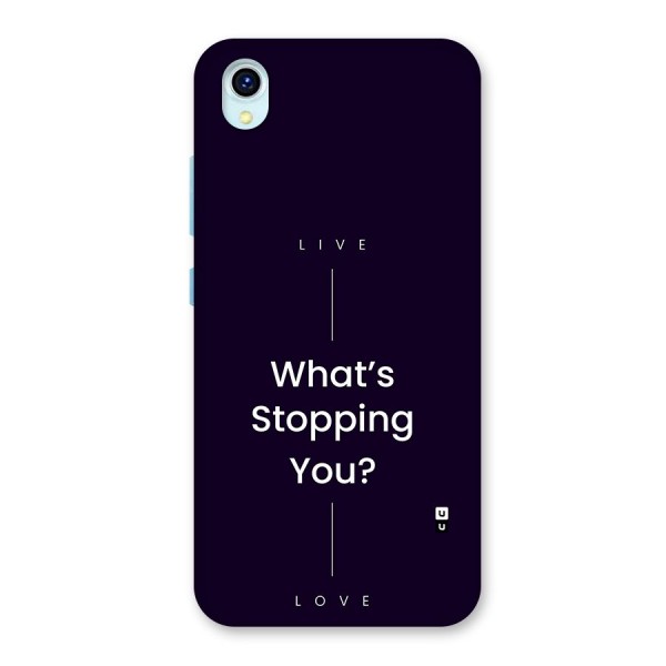 What Stopping You Back Case for Vivo Y1s