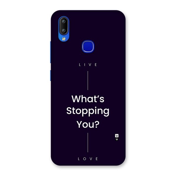 What Stopping You Back Case for Vivo Y91