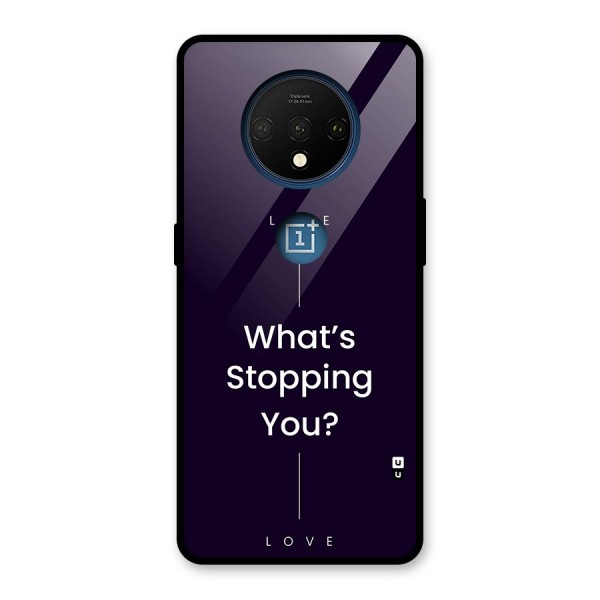 What Stopping You Glass Back Case for OnePlus 7T