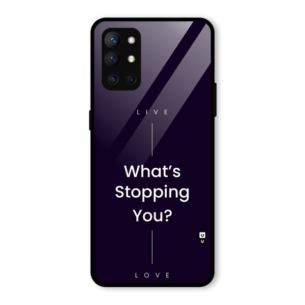 What Stopping You Glass Back Case for OnePlus 9R