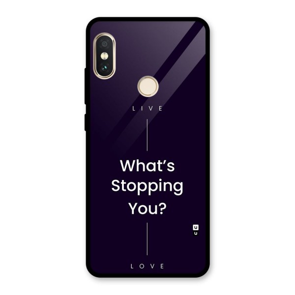 What Stopping You Glass Back Case for Redmi Note 5 Pro