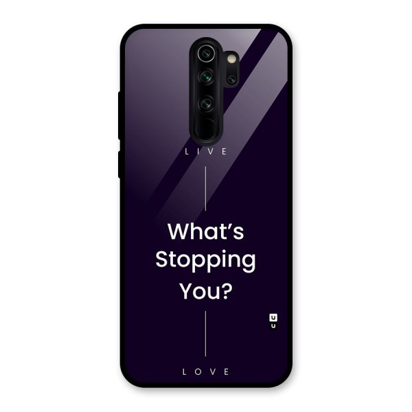 What Stopping You Glass Back Case for Redmi Note 8 Pro
