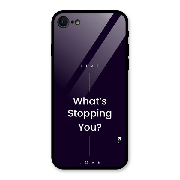 What Stopping You Glass Back Case for iPhone SE 2022