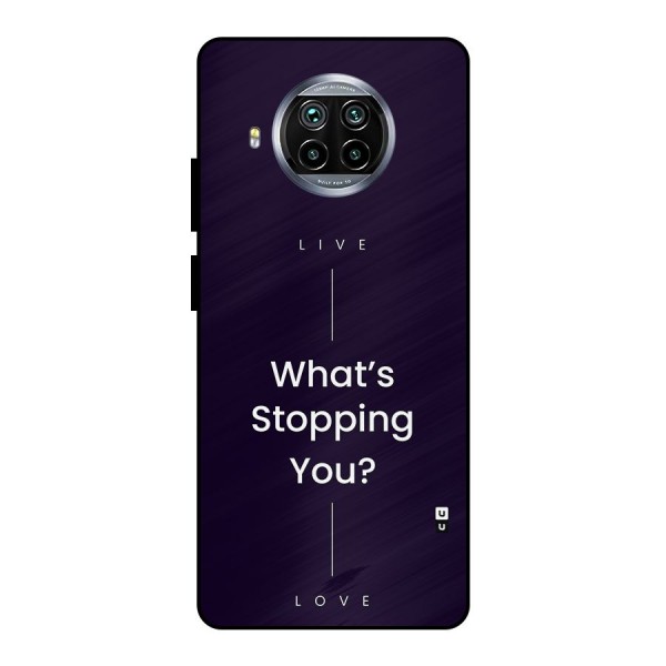 What Stopping You Metal Back Case for Mi 10i