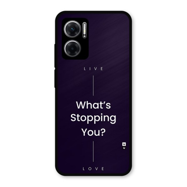 What Stopping You Metal Back Case for Redmi 11 Prime 5G