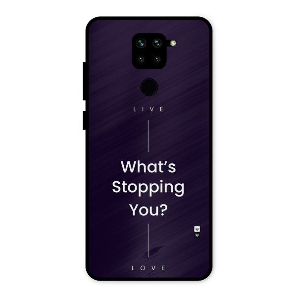 What Stopping You Metal Back Case for Redmi Note 9