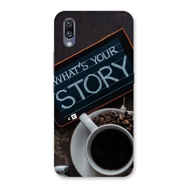 Whats Your Story Back Case for Vivo NEX