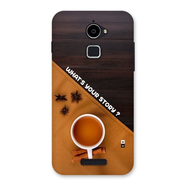 Whats Your Tea Story Back Case for Coolpad Note 3 Lite
