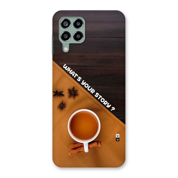 Whats Your Tea Story Back Case for Galaxy M33