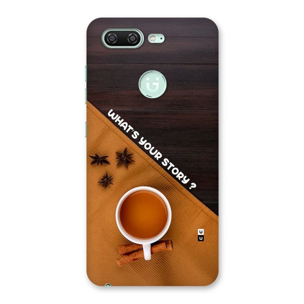 Whats Your Tea Story Back Case for Gionee S10