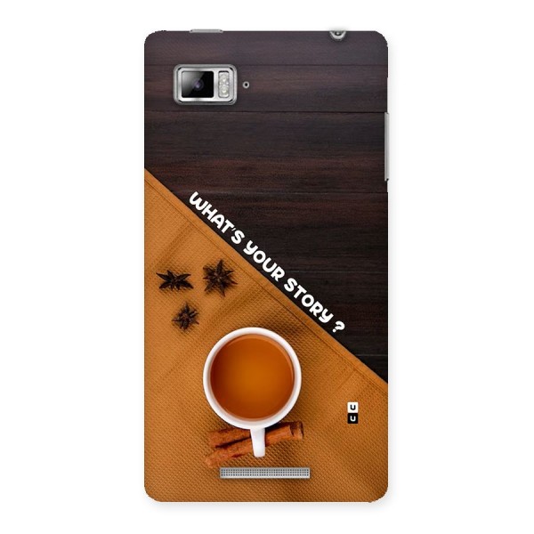 Whats Your Tea Story Back Case for Lenovo Vibe Z K910