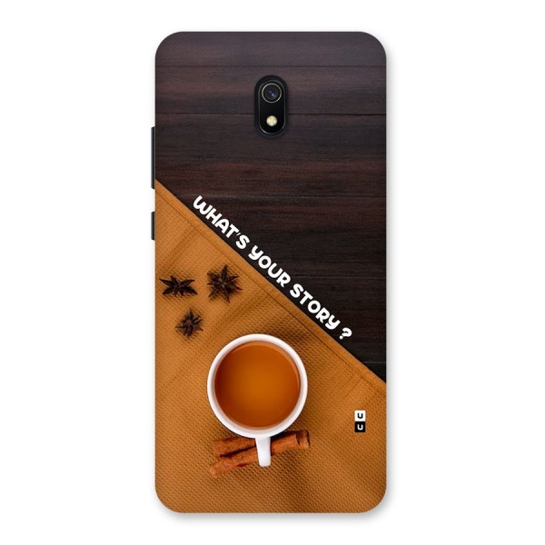 Whats Your Tea Story Back Case for Redmi 8A