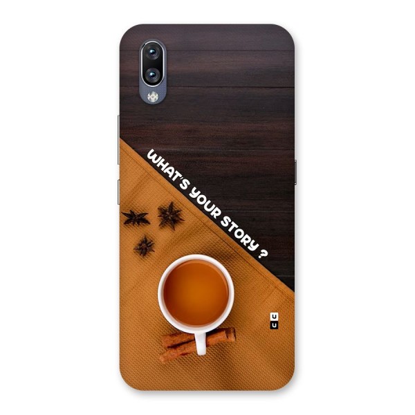 Whats Your Tea Story Back Case for Vivo NEX