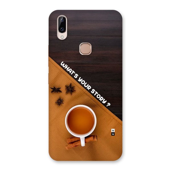 Whats Your Tea Story Back Case for Vivo Y83 Pro