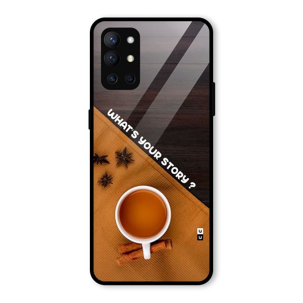 Whats Your Tea Story Glass Back Case for OnePlus 9R