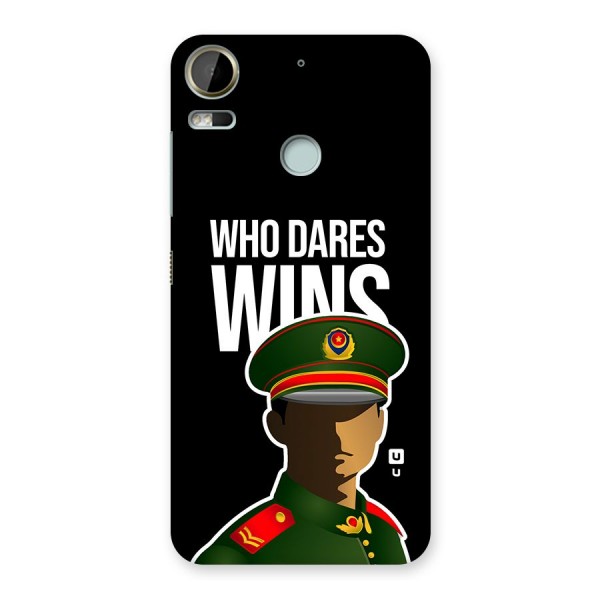 Who Dares Wins Back Case for Desire 10 Pro