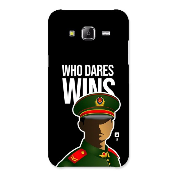 Who Dares Wins Back Case for Galaxy J2 Prime