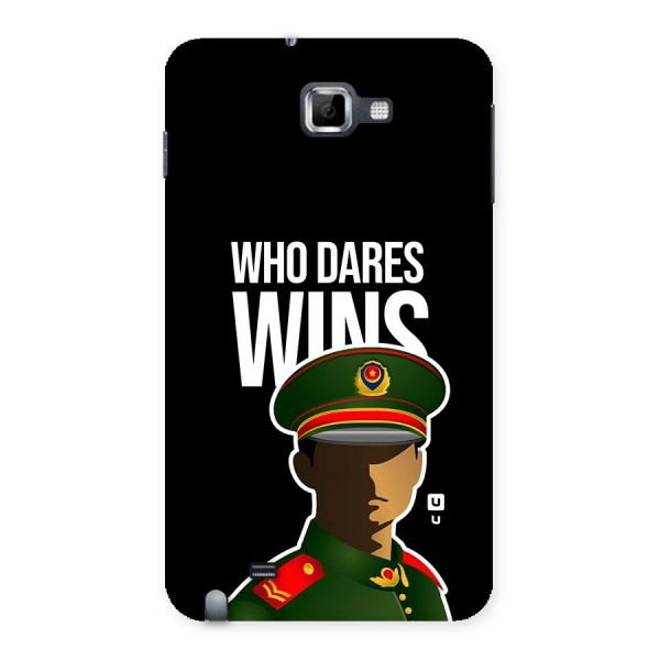 Who Dares Wins Back Case for Galaxy Note