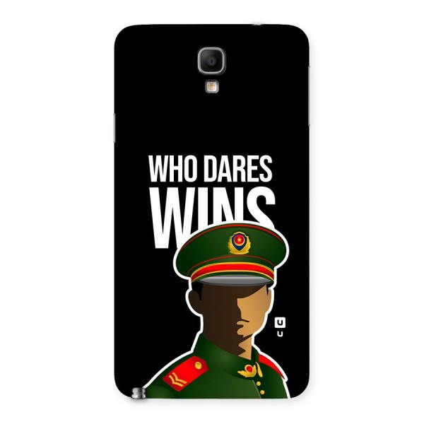 Who Dares Wins Back Case for Galaxy Note 3 Neo