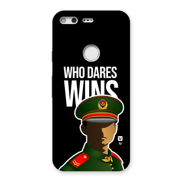 Who Dares Wins Back Case for Google Pixel