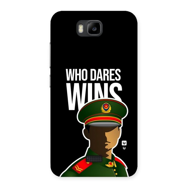 Who Dares Wins Back Case for Honor Bee