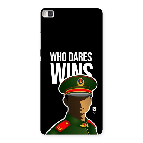 Who Dares Wins Back Case for Huawei P8