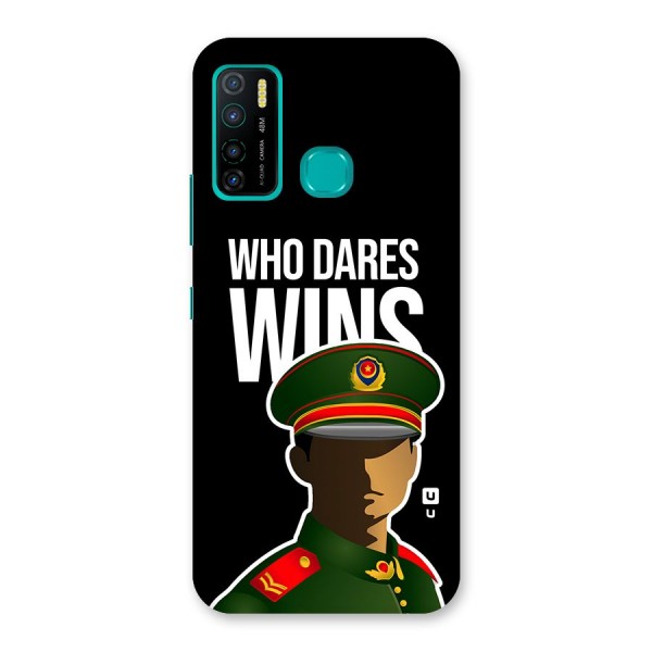 Who Dares Wins Back Case for Infinix Hot 9 Pro
