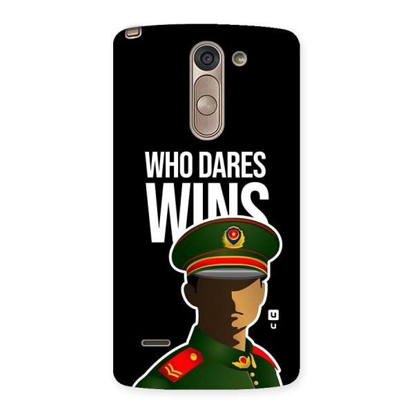 Who Dares Wins Back Case for LG G3 Stylus
