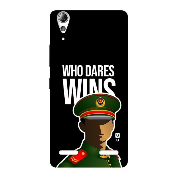 Who Dares Wins Back Case for Lenovo A6000 Plus