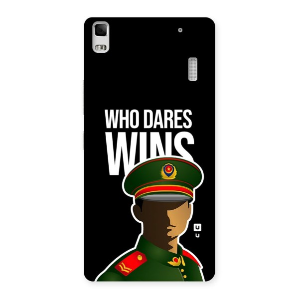 Who Dares Wins Back Case for Lenovo K3 Note