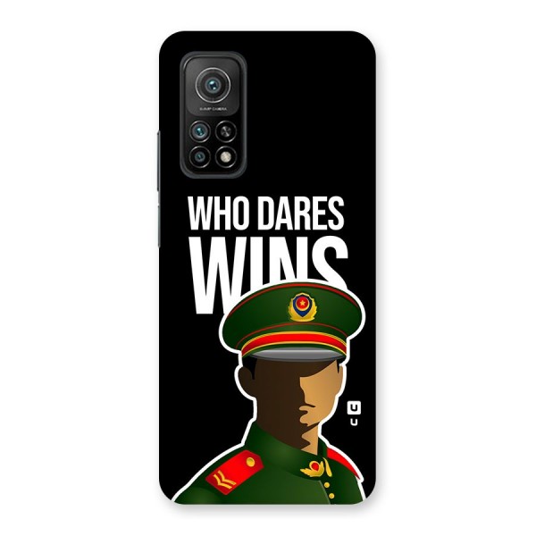 Who Dares Wins Back Case for Mi 10T 5G