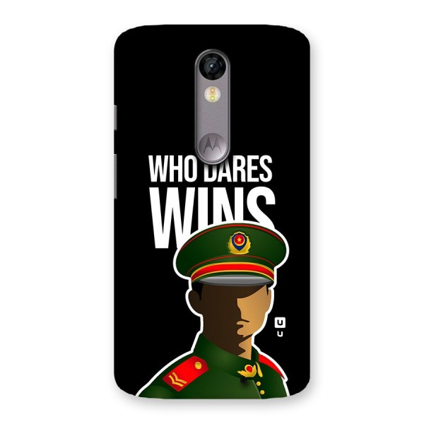 Who Dares Wins Back Case for Moto X Force
